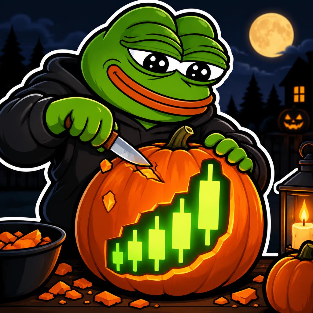 Chart looking like a jack-o'-lantern